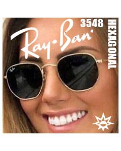 Genuine Sunglasses > Ray-Ban 3548 · Hexagonal